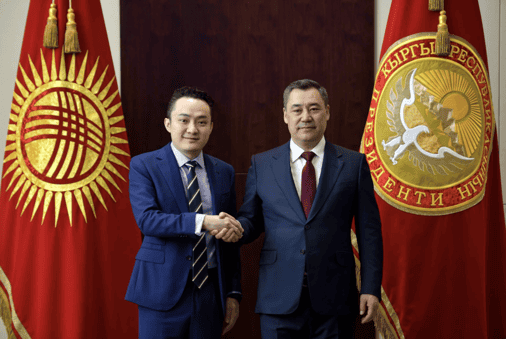 Justin Sun Presents Proposals to President Japarov to Advance Kyrgyzstan’s Vision as a Web3, AI Innovation Hub